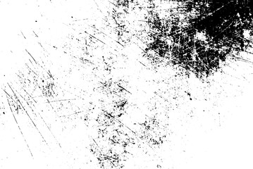 Rustic grunge vector texture with grain and stains. Abstract noise background. Weathered surface. Dirty and damaged. Detailed rough backdrop. Vector graphic illustration with transparent white. EPS10.
