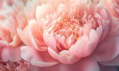  a close up of a pink flower with water droplets on it's petals and a blurry background of the petals and the petals.  generative ai
