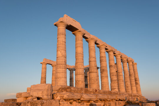 Atardecer en el Cabo Sounion
