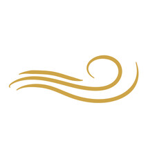 Gold Flourish Swirl Ornament