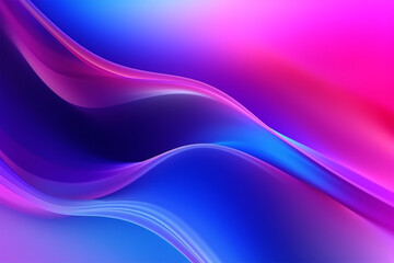Neon colors flow, purple pink blue color gradient background blurred banner design 