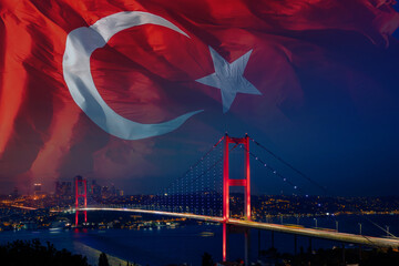15 Temmuz or July 15 democracy day of Turkiye concept photo