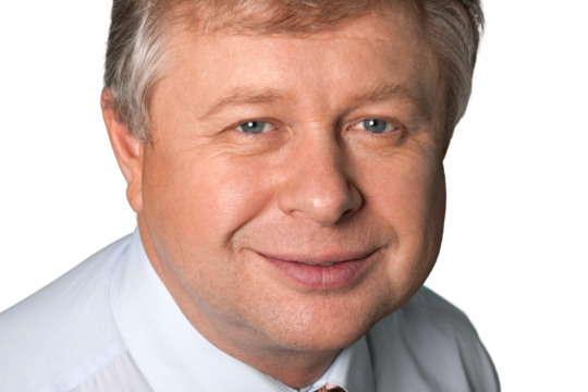 A friendly adult face businessman