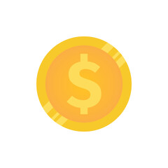 a gold coin. money. a gold dollar and a cent. pay. salary. piggy bank. hoard. buy. to sell. to take. vector illustration. on a white background. there is animation. smartphone. credit card.