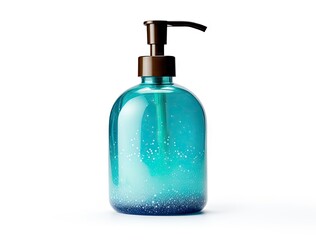 Hand sanitizer in a bottle created with Generative AI technology