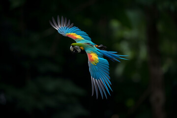 Wings of Splendor: The Vibrant Journey of a Majestic Macaw