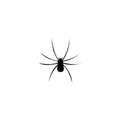 Spider icon isolated on white background 