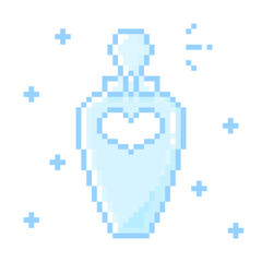 Obraz premium ピクセルアートな香水のボトル★PNG