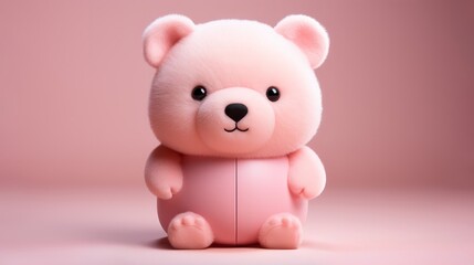 Obraz na płótnie Canvas pink teddy bear