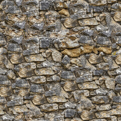 Natural slate stone wall seamless texture