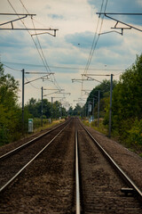 Obraz na płótnie Canvas railway in the countryside