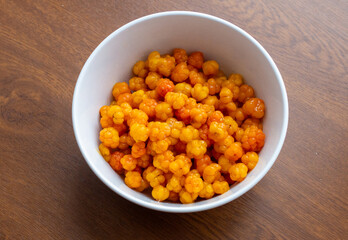 cloudberries in a bowl