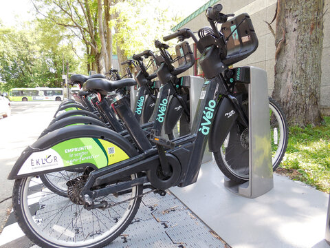 Service de partage de bicyclettes &agrave; assistance &eacute;lectrique &agrave; V&eacute;lo du RTC &agrave; Qu&eacute;bec	