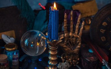 White magic, energy cleaning. Altar for witch, magic for love, health, attracting happiness ....