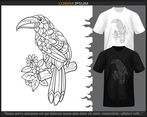 toucan bird Mandala arts. isolated on white background. © REYYARTS