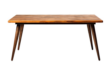 dining table isolated on a transparent background, generative ai