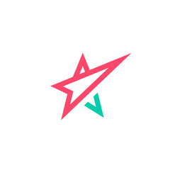 Star logo icon illustration design