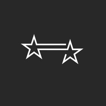 Star logo icon illustration design vector