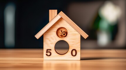 house sign symbol icon wooden