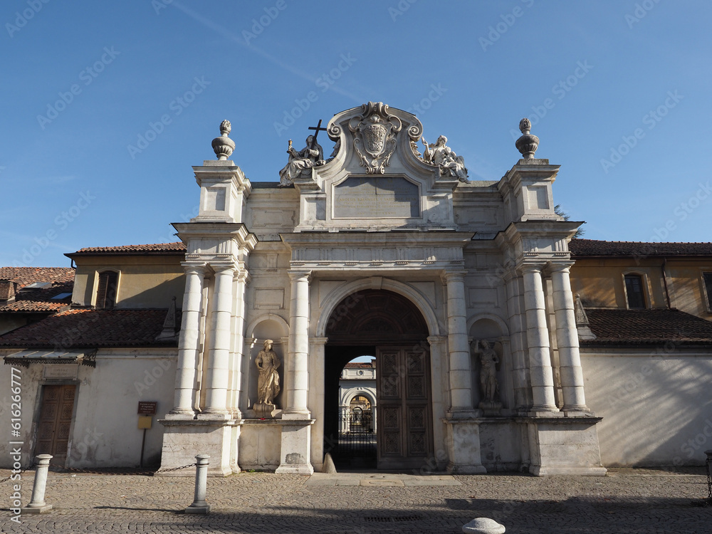 Sticker La Certosa former monastery and insane asylum entrance portal in