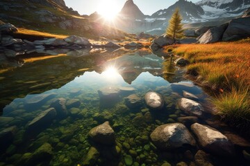 Pristine Alpine Lakes