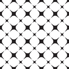 Naklejka premium Tile stars seamless ornamental vector pattern. Abstract background texture in geometric ornamental style. Seamless design.