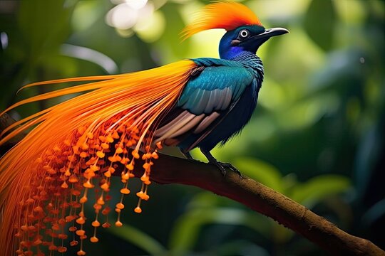 Colorful Bird of Paradise