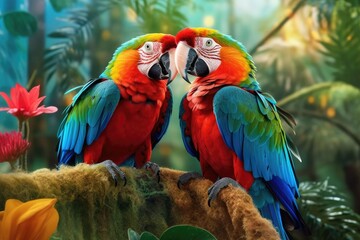 Exotic Tropical Birds
