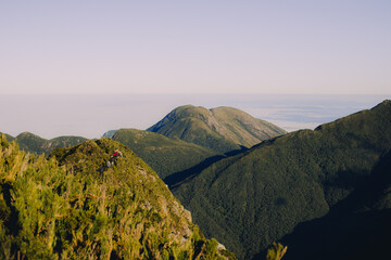 Naklejka na ściany i meble Serra Ibitiraquire, Pico Paraná, Montanha mais alta do sul do Brasil