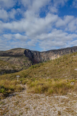 Cachoeira na cidade de Concei&ccedil;&atilde;o do Mato Dentro, Estado de Minas Gerais, Brasil