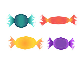 Candy Drawing Colorful Illustration Icons