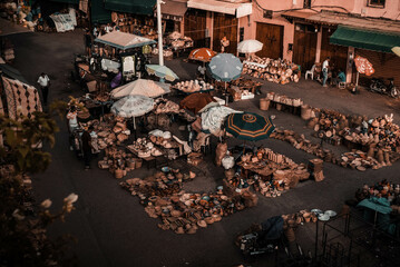 Marrakech handcrafted wicker bags square