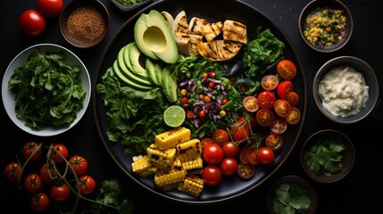 Vegan food and ingredients 