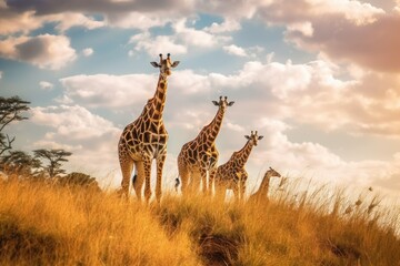 Fototapeta premium Gentle Giants Giraffes