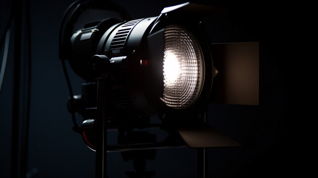 studio camera spot light generative ai