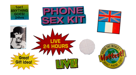 Cut out magazine vintage labels, price, words, stickers, letters, tags, sign and more, collection of different designs from vintage 90's magazine, png isolated on transparent background