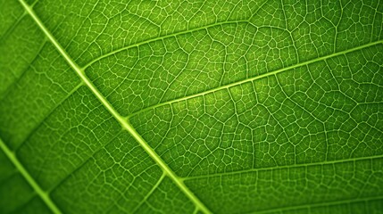 Obraz premium Abstract green leaf texture