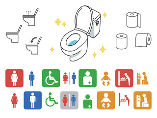 トイレのイラスト
