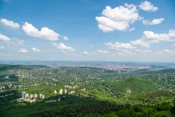 View over Budapest, the capital of Hungary