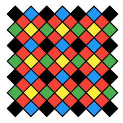 square seamless motive pattern background and texture 