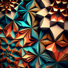 Wallpaper with abstract shapes, abstract patterns.