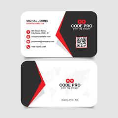 Modern business card design template