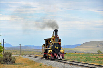 Engine 119 at Promontory point in Utah