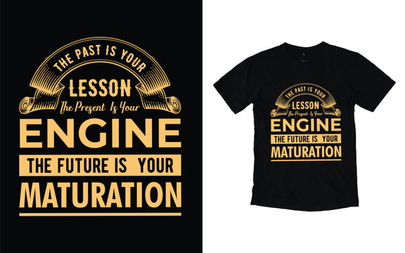 motivational typography t-shirt design.