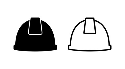 Helmet icon vector. safety helmet icon