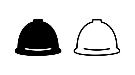 Helmet icon vector. safety helmet icon