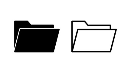 Folder icon vector. document folder icon