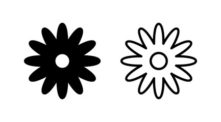 Flower icon vector. floral icon. flower logo