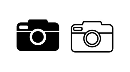 Camera Icon in trendy flat style isolated. Camera symbol web site design