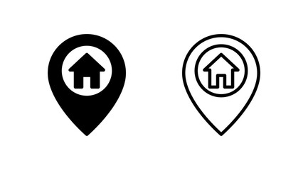 Address icon vector. location icon. address symbol. pin